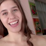POV amateur BJ teen closeup rides POV cock of her BF