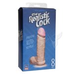 The Realistic Cock 8 Inch White