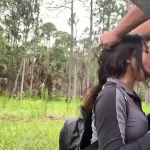 Face Fucked in the wild woods!!