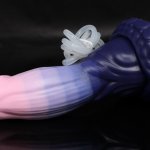 NEW Bad Dragon NOX Fantasy MEDIUM Silicone Dildo CUM TUBE LUBE Toy Bundle