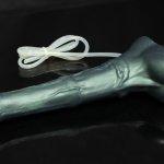 NEW Bad Dragon CHANCE UNFLARED Fantasy LARGE Silicone Dildo CUM TUBE LUBE Toy