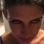 Homemade POV MILF blowjob facial before bedtime