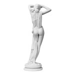Aphrodite Venus Nude Greek Goddess Statue Cast Marble Handmade 16.5