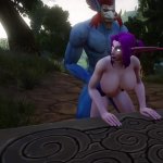 Troll neukt elf