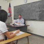 Teacher Fucks Hot TS Student In Classroom