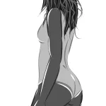 Vectores de Mujer sexy culo