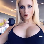 BIG FAKE TITS BALLON RIDE POP BABE FITNESS CAMELTOE PUSSY SEX