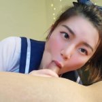 Witness NicoLove a Chinese college girl provide a grubby sucky-sucky and take a facial cumshot in her pretty face