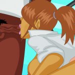 Atom Lioness interracial blowjob Cartoon Gonzo Alpha Female on Sex Machines. Episode 4