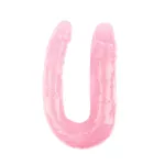 Dildo dual doble penetracin 13 Inch Dildo pink 33cm