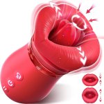 : Tongue Toy for Women Sex Toys Red Lips Big Mouth Female Tongue Licking Sucking Biting Vibrator Cunnilingus Breast Sucking Adult Sex Masturbator : Health Household