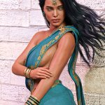 Sushmitha Saree Nude Portrait 3 by Jmacer1233 on DeviantArt