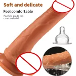 Liquid-Silikon realistischer Riesen-Dildo 18 cm Erwachsene Erotik für Damensex