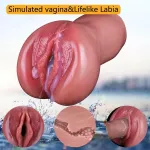 Top Silicone Realistic Fake Pussy for Men