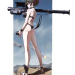 puto trash blue archive imashino misaki ass bikini gun halo swimsuits thong weapon