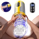 Telescopic Male Masturbator Vagina Masturbation Equipment Sex Toys for