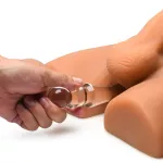 Male Ass Masturbator with Posable Dildo