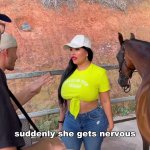 The mare got sick and the vets fuck the busty big ass Latina owner until she squirt 2 calm her down