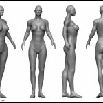 Female Game Character WIP mild nudity