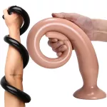 Bebuzzed Snake Dildo Flexible Large Anal Butt Plug Long Sex Dong XXL S
