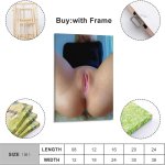 Close Up Pussy Canvas Schilderij Wall Art Poster Nederlands
