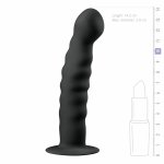 EasyToys Ribbed Dong Siliconen DIldo