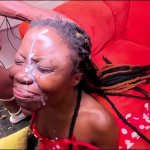 Vera got cum on her face after a hard fuck