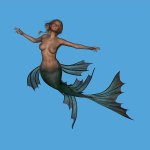 Sexy Nude Mermaid with Huge Tits Art Print for Sale by SexyDigitalArt