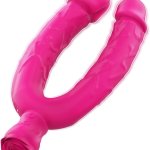 : Double Sided Dildo Vibrating Double-Ended Dildo Dual Penetration Realistic Penis Anal Vibrator with 10 Vibration Modes G-spot Massage Vaginal Stimulation Anus Dilator Romi : Health Household