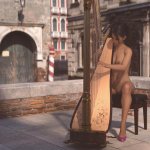Nude Musician Photo Shoot Venice Final Results 3D Render