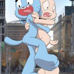 Gumball and Chi-Chi were so giant and nude by TerrificTitoHR on DeviantArt