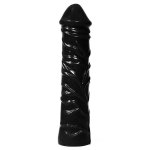 All Black Realistic XXL Dildo 32 cm huge dildo with veins diameter 7 cm