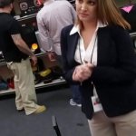 Bigtitted pawning wife pounded for money