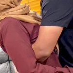 Cute Muslim Wife: Romantic Hugging and Kissing Sex in Hijab and Abaya