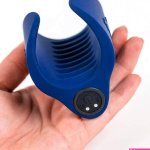Solo Silicone Male Vibrator and Masturbation Sex Toy with Grip