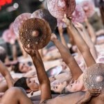 Spencer Tunick photoshoot: Demonstrators bare nipples outside Facebook HQ in censorship protest