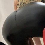 Tight Leather Pants Fuck and Suck off Milf in High Heels