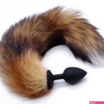 DOMI Women Anal Dildo Sex Ball Adult Games Sexy Butt Fox Tail Anal Plug Silicone Anal Sex Toys Y191028 From 617