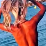 Flirty Christine McGuinness and Kelly Brooks nature pose
