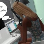 Sims 4 Animated Girl Masturbates Before Work With Handjob Pussy Play