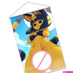 Sexy Ankha Anime Wall Scroll Hanging Poster Home Decor Painting