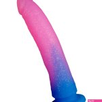 Baseks Gradient Glitter Large Blue Dildo 225 cm