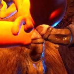 Dude takes two furry cocks in his ass!
