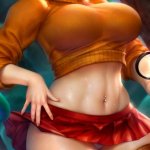 Velma Dinkley Scooby-doo Anime Sexy Girl HD Print Canvas Poster SFW Unframed