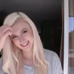 Enjoyable honey with blonde hair in her first porn video ever