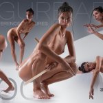Nude Female Figure Art Poses VOL-2 1200Turnaround Reference Images 2025