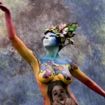 Nearly NUDE models let it all hang out at the World Bodypainting Festival
