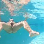 Hairy Man Frolics and Cums Underwater: Gay Bear Porn feat. Brent Moreau