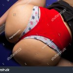 Nice Ass Sexy Women Cotton Underwear Stock Photo 578988427