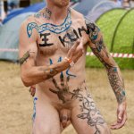 Sexy nude blonde Danish guy